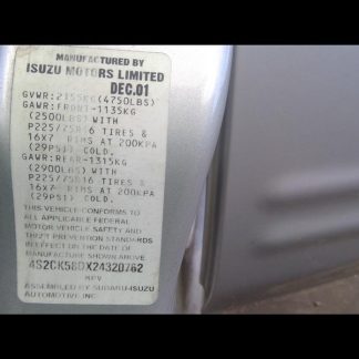 2002 ISUZU ISUZU_RODEO FENDER - 1090040